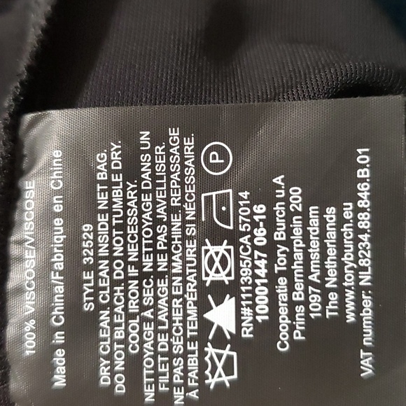 Tory Burch Black Long Sleeve Dress - Picture 8 of 9